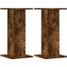 Supports Pour Plantes 2 Pcs Chêne Fumé Bois D'Ingénierie