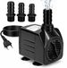 Pompe de fontaine - Pompe submersible - 25 W - 1800 l/h - Silencieux - 2 m de hauteur de refoulement - Noir