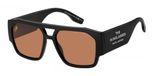 Marc Jacobs MARC 860/S Zonnebril Vrouwen Zwart/Oranje