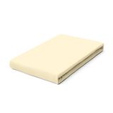 Schlafgut Jersey Pure topper hoeslaken - Tweepersoons - Yellow Light