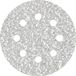 Wolfcraft - Schuurpapier voor excentrische schuurmachines - 25 Stuks - Ø 125 mm - korrel 80