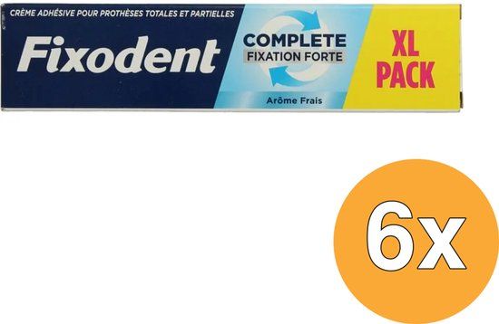 Fixodent Complete Sterke Fixatie Kleefpasta Original Fresh - 6 x 70 gram - XL verpakking