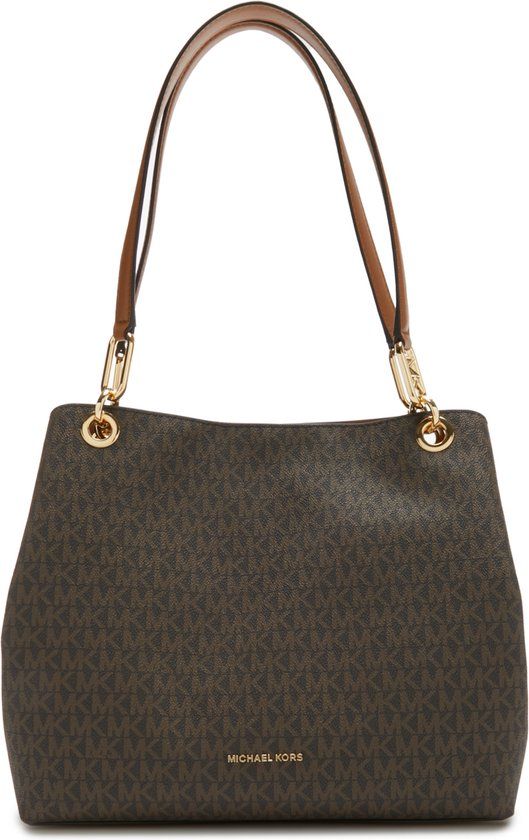 Michael Kors Kensington Schoudertas Dames - Leer - Bruin