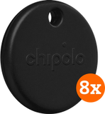 Chipolo POP 8-Pack Zwart