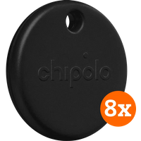 Chipolo POP 8-Pack Zwart