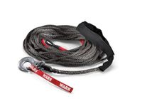 WARN 88468 Spydura synthetische lierkabel touw met draaibare haak uiteinde: 3/8" diameter x 80' lengte, 5 ton (10 lbs) capaciteit