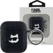 Karl Lagerfeld, Étui pour AirPods 1/2 Choupette Gaufré, Noir