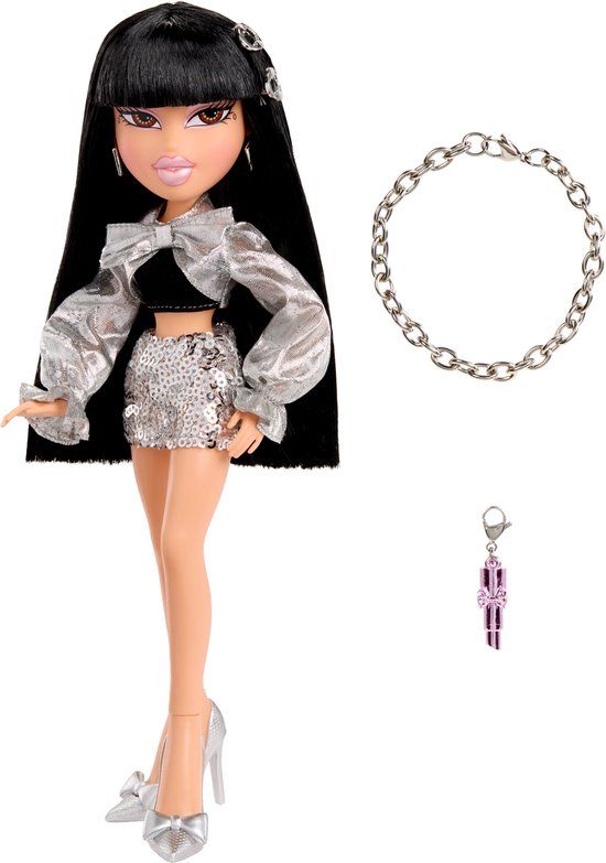 Bratz Charmz-modepop Jade met bedelarmband om te verzamelen
