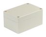 Blanko Modulaire behuizing, universele behuizing van ABS-kunststof met deksel, multifunctionele behuizing met montagepunten voor printplaten, IP 65 beschermingsklasse, l x b x h 100 x 68 x 50 mm