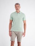LERROS Poloshirt van jacquard met wafelstructuur en vintage-look - BAY GREEN - Maat M