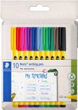 STAEDTLER Noris Fineliner 307 - Set van 10 kleuren