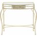 Maison Exclusive Table d'appoint style français métal 82 x 39 x 76 cm doré