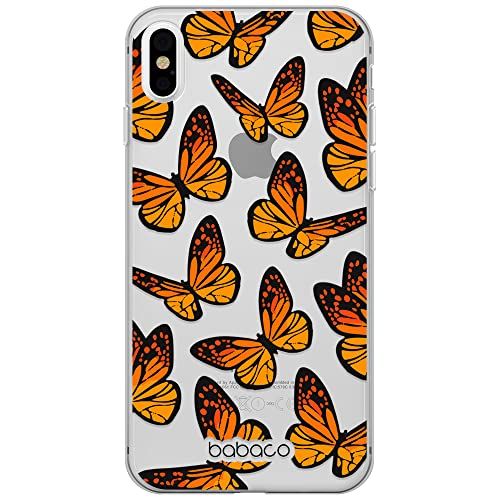 Babaco ERT GROUP Phone Case for iPhone X/XS - Babaco Butterflies 002 - Officially Licensed