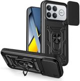 Techsuit Hoesje geschikt voor Xiaomi Poco F8 Ultra - Camshield Back Cover - Zwart