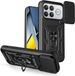 Techsuit Hoesje geschikt voor Xiaomi Poco F8 Ultra - Camshield Back Cover - Zwart