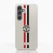Fibriva™ Coque de Téléphone Officielle Manchester United – Rayures Verticales et Blason
