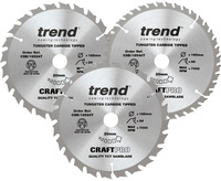 Trend Trend cirkelzaagbladen set 165x20x1,5mm (3 St)