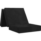 Maison Exclusive - Canapé-lit pliable 75 x 67 x 45 cm noir