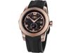 MOM Mod. PM7300-324 - Heren Polshorloge - Rosékleurig/Zwart - Siliconen Band