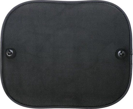 Car Plus Zonneschermen Zijruit 3-laags 36 X 44 Cm Zwart 2 Stuks