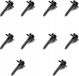AWParts 10x Schroef, bevestigingsclip, afdekking, schroef, universeel