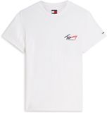 Tommy Hilfiger Tommy Jeans T-shirt Heren Katoen Ronde Hals Korte Mouw XXL Wit