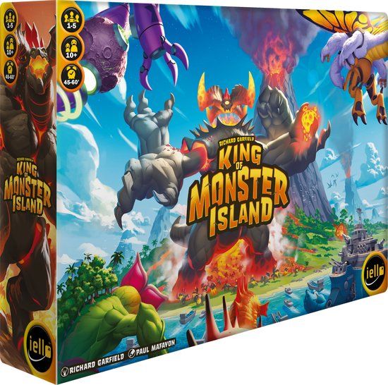 Iello King of Monster Island - Bordspel - Strategisch spel - 8+ jaar