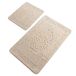 Badmatset 2-delig beige