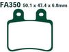 EBC Remblokken FA-350 o.a. Yamaha DT&DTR 2002-2008
