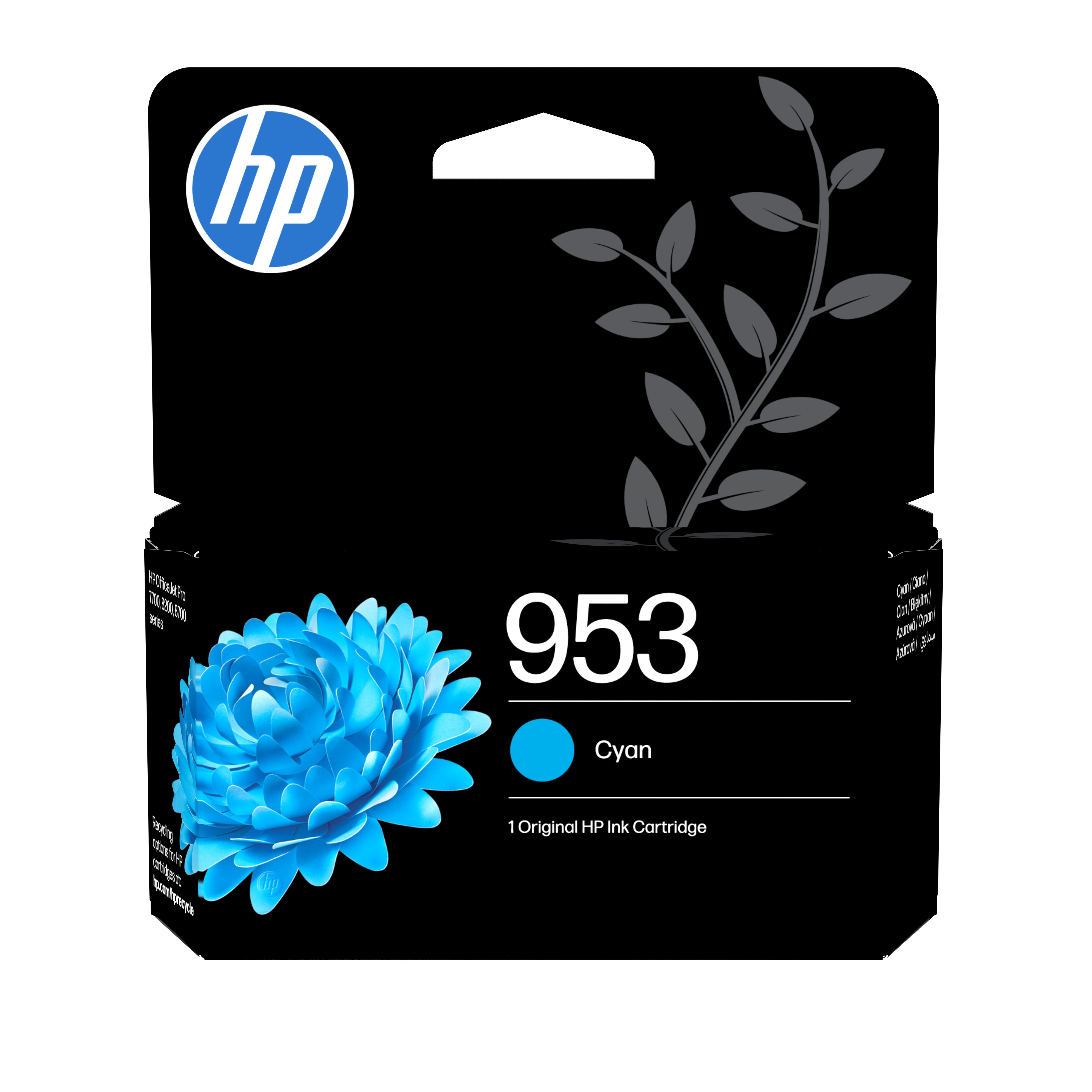HP 953 Cyaan Inktcartridge - Origineel - F6U12AE