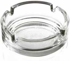 Lav Asbak 2x - Transparant - Rvs