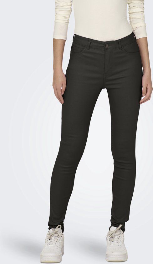 JDY - JDYNEWTHUNDER COATED HIGH SKN PNT NOOS - Dames - Leggings - Peat - S/34