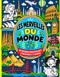Les merveilles du monde – Tome 1: 60 monuments à découvrir et à colorier