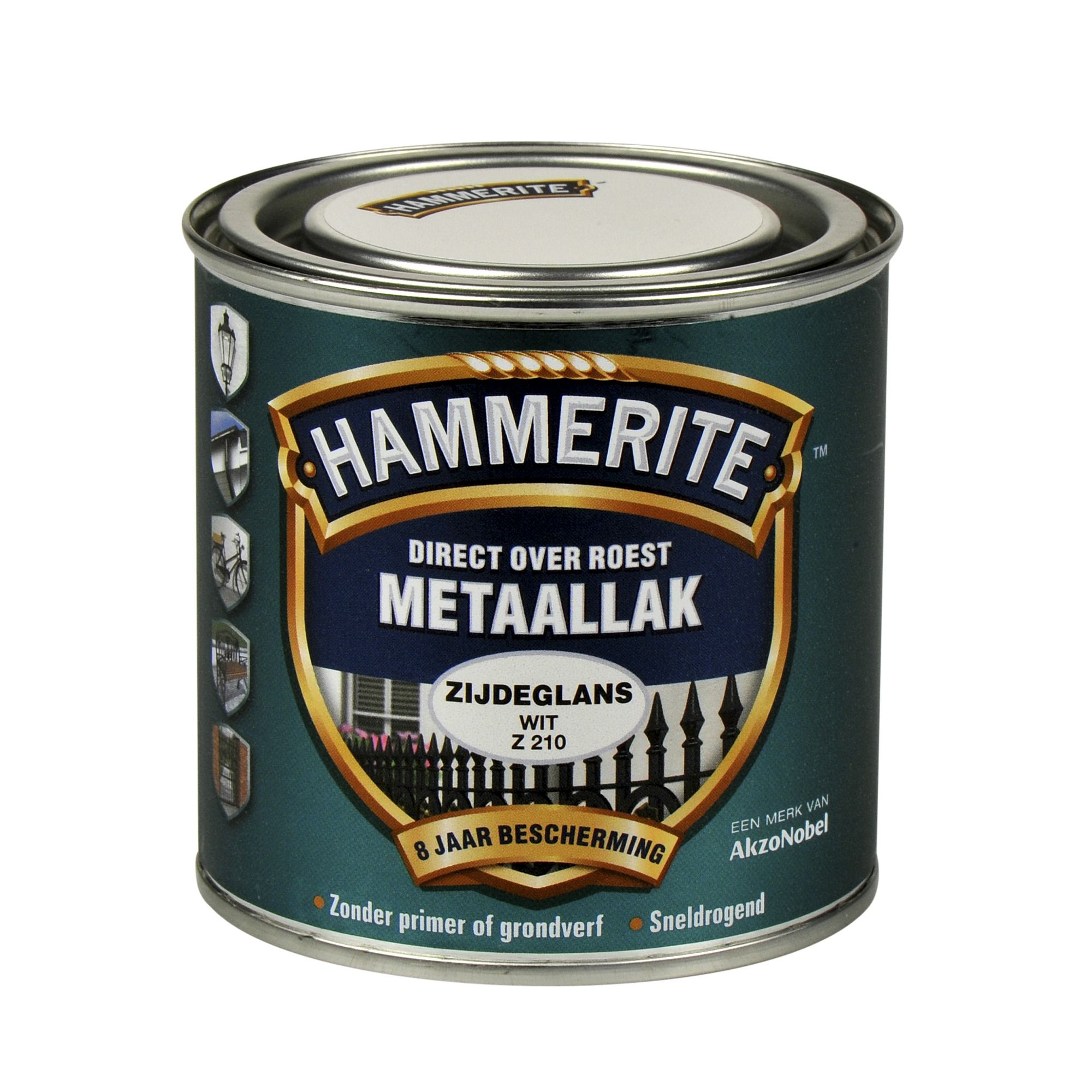 Hammerite Zijdeglans Wit Z210 250ML