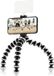 MOJOGEAR Flexibel statief XL met extra flexibele poten — Voor Smartphone / compactcamera / action cam — Tot 25 cm hoog — met houder voor smartphones tot 9,5 cm breed — Zwart/Wit