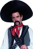 Vegaoo Mexicaanse sombrero voor volwassenen - Zwart - Polyester - One size