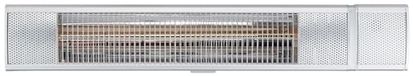 Enders Madeira Elektrische Terrasverwarmer, infrarood verwarming, 10,5 x 63 x 8 cm, zilver/aluminium