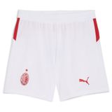 PUMA Milan Shorts 25/26 Youth - Wit/rood - maat 140 cm