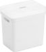 Sunware boîte de rangement avec couvercle transparent - 25 litres - Blanc