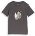 Tom Tailor T-shirt met omkeerbare pailletten - Maat 92/98 - dark urban grey