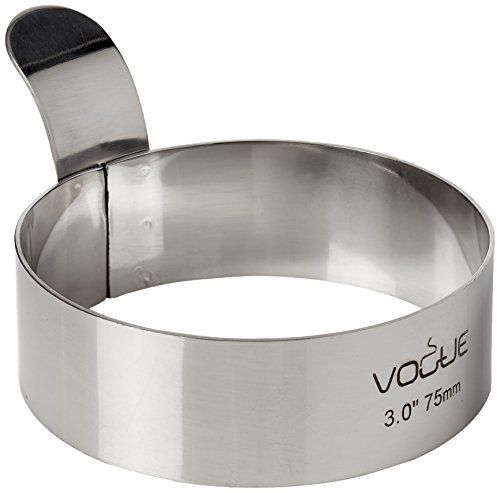 Vogue K893 Eierring - Roestvrij Staal - 8 cm - Diameter 3"