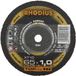 Rhodius XT10 MINI 206800 Doorslijpschijf recht 50 mm 1 stuk(s) RVS, Staal