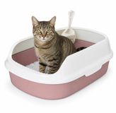 Nobleza Kattenbak met Schepje - 55 x 39 x 19 cm - Maat L - Open - Bruin