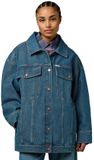 Wrangler Mega Trucker Loose Fit Spijkerjas Blauw M Vrouw