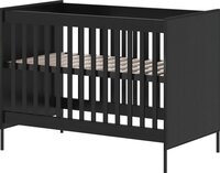 Cabino Marble Baby Bed - Black - 60x120cm - Adjustable Base