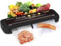 MegaWise Krachtige maar compacte Vacuum Sealer Machine (Zilver)