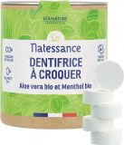 Natessance Dentifrice Biologique à l'Aloé Vera et Menthol 80 Comprimés