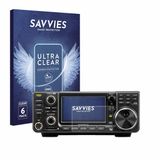 Savvies Screenprotector voor Icom IC-7300 - Folie Beschermfolie transparant 6 Stuks