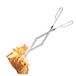 26 Bol 26 inch open haard tang roestvrij staal, vuurplaats gereedschap, vuurplaats accessoires gereedschap voor outdoor indoor camping barbecue zilver
