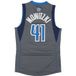 Dalmav Débardeur de basketball homme NBA maillot alternatif 2003 n° 41 Dirk Nowitzki Dalmav gris